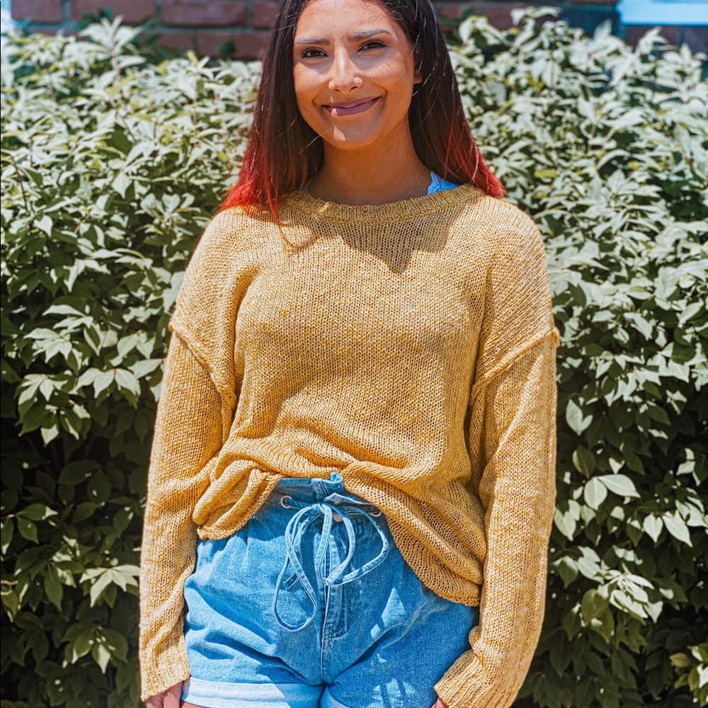 Bright Yellow Pullover